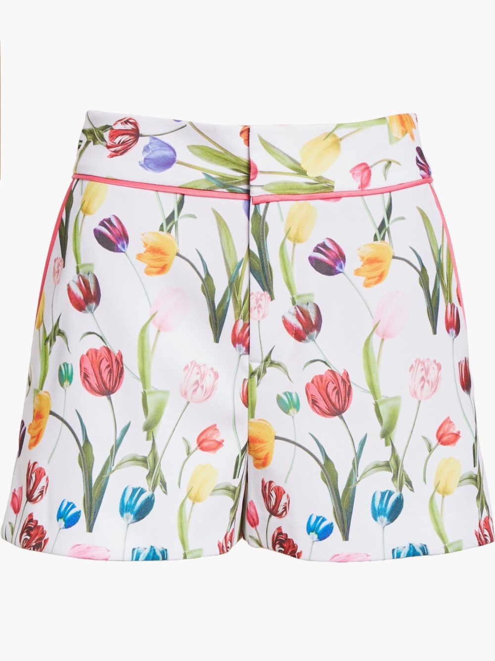 Alice + Olivia, Dylan Tulip-Print Shorts, Size 2